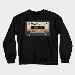 1971 Mixed Tape Limited Edition Classic Crewneck Sweatshirt